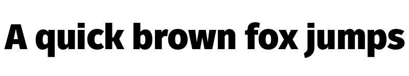 Preview of FONTSPRING DEMO - Fuse Black Regular font