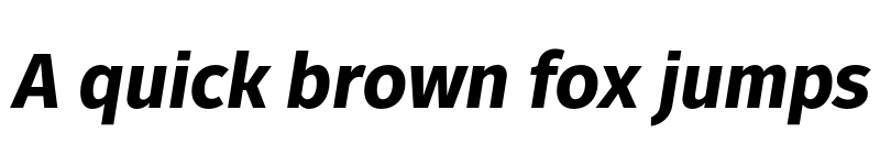 Preview of FONTSPRING DEMO - Fuse ExtraBold Italic font