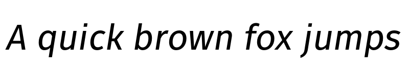 Preview of FONTSPRING DEMO - Fuse Italic font