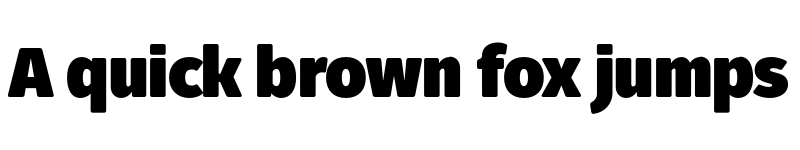 Preview of FONTSPRING DEMO - Fuse V.2 Display UltraBlack Regular font