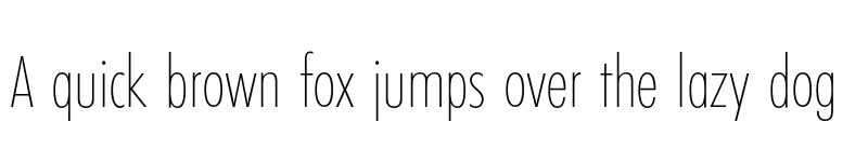 Preview of FONTSPRING DEMO - Futura PT Cond Thin Regular font