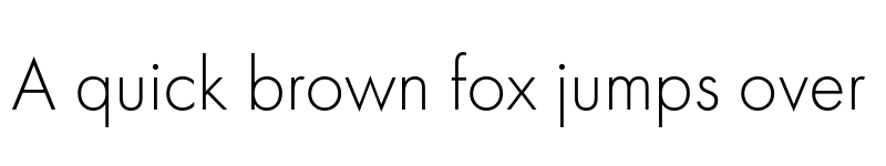 Preview of FONTSPRING DEMO - Futura PT Light Regular font