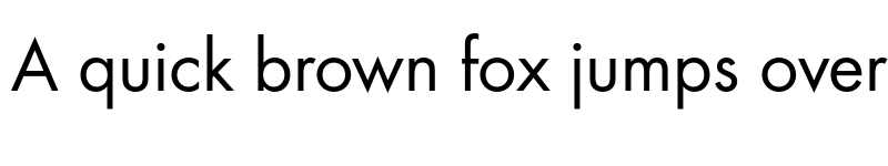 Preview of FONTSPRING DEMO - Futura Regular font
