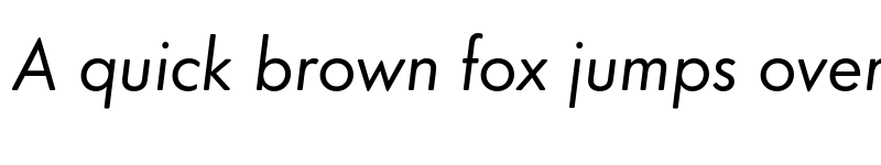Preview of FONTSPRING DEMO - Futura Round Italic font