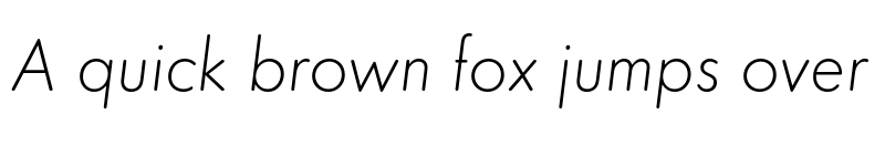 Preview of FONTSPRING DEMO - Futura Round Light Italic font