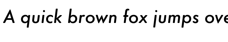 Preview of FONTSPRING DEMO - Futura Round Medium Italic font