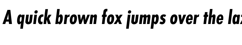 Preview of FONTSPRING DEMO - FuturaCon Bold Italic font