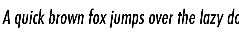 Preview of FONTSPRING DEMO - FuturaConMed Italic font