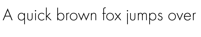 Preview of FONTSPRING DEMO - FuturaLig Regular font