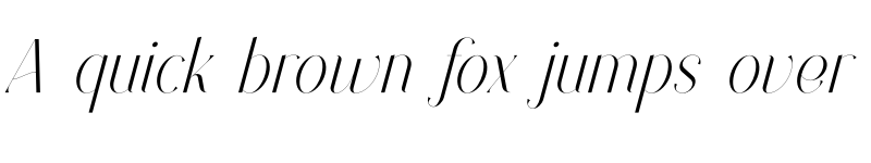 Preview of FONTSPRING DEMO - Future Flow Italic font