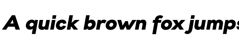 Preview of FONTSPRING DEMO - Gabriel Sans Black Italic font