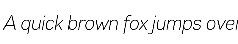 Preview of FONTSPRING DEMO - Gabriel Sans Cond Cond Light Italic font