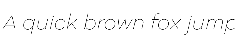 Preview of FONTSPRING DEMO - Galano Grotesque Alt Thin It Regular font