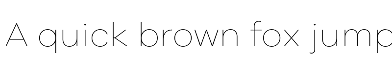 Preview of FONTSPRING DEMO - Galano Grotesque Thin Regular font