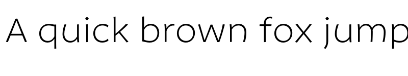 Preview of FONTSPRING DEMO - Galica Thin Regular font