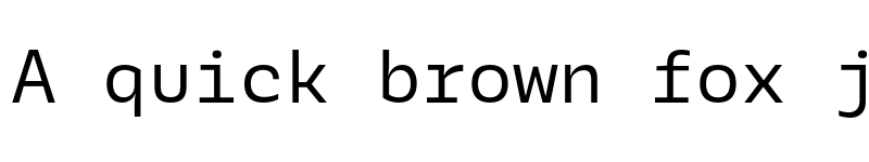 Preview of FONTSPRING DEMO - Galix Mono Reg Regular font