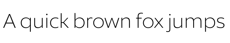 Preview of FONTSPRING DEMO - Galvani Extralight Regular font