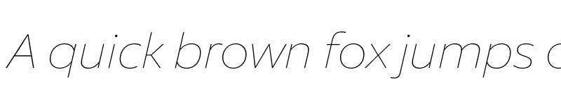 Preview of FONTSPRING DEMO - Galvani Thin Italic Regular font