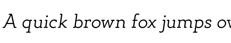 Preview of FONTSPRING DEMO - Gambero ExtraLight Italic font