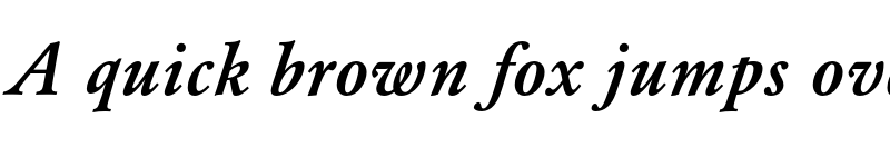 Preview of FONTSPRING DEMO - Garamond Classic FS Bold Italic font