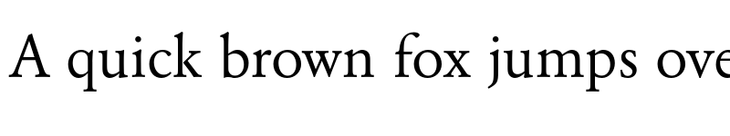 Preview of FONTSPRING DEMO - Garamond Classic FS Regular font