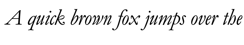 Preview of FONTSPRING DEMO - Garamond Elegant FS Regular font