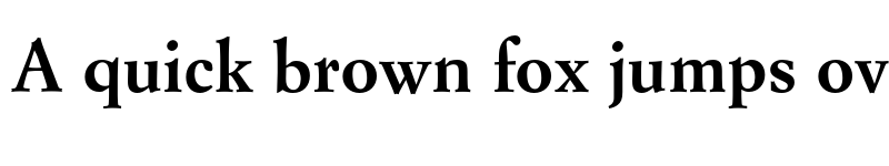 Preview of FONTSPRING DEMO - Garamond Italian Bold font