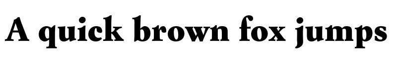 Preview of FONTSPRING DEMO - Garamond Italian Xbold Regular font