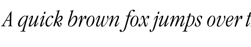 Preview of FONTSPRING DEMO - Garamond Modern FS Lt Italic font