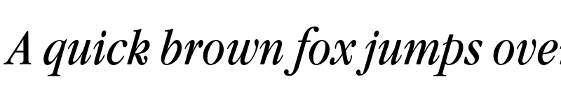 Preview of FONTSPRING DEMO - Garamond Nova Pro Cd Italic font