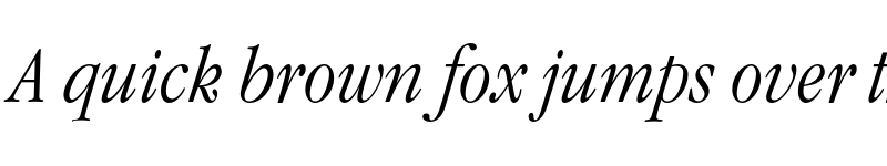 Preview of FONTSPRING DEMO - Garamond Nova Pro Cd Light Italic font