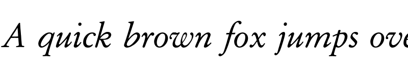 Preview of FONTSPRING DEMO - Garamond Original Pro Italic font
