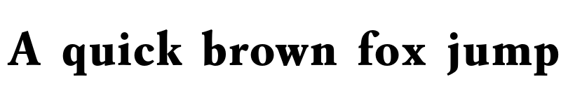 Preview of FONTSPRING DEMO - Garamond Pro Heavy Regular font