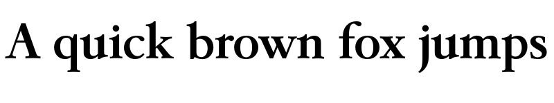 Preview of FONTSPRING DEMO - Garamond Serial Medium Regular font