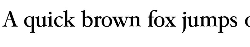 Preview of FONTSPRING DEMO - Garamond Serial Regular font