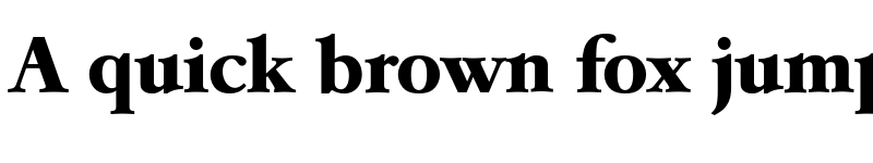 Preview of FONTSPRING DEMO - Garamond Serial Xbold Regular font