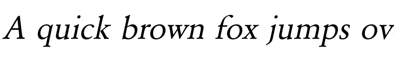 Preview of FONTSPRING DEMO - GaramondURW Italic font