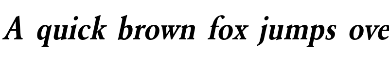 Preview of FONTSPRING DEMO - GaramondURWExtNarDem Italic font