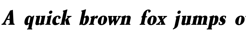 Preview of FONTSPRING DEMO - GaramondURWExtNarExtBol Italic font