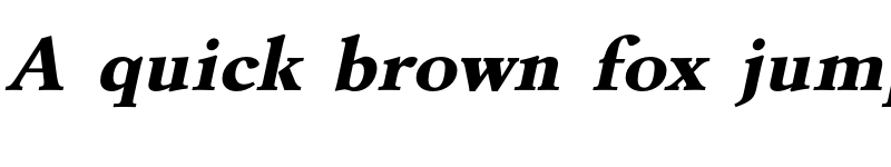 Preview of FONTSPRING DEMO - GaramondURWExtWidExtBol Italic font