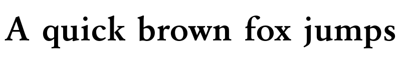 Preview of FONTSPRING DEMO - GaramondURWWidDem Regular font