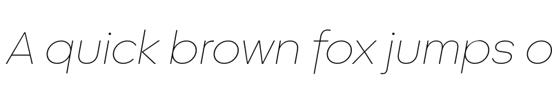 Preview of FONTSPRING DEMO - Garant Pro Thin Italic font