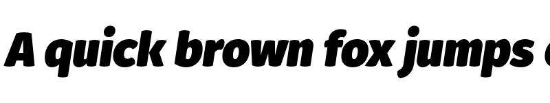 Preview of FONTSPRING DEMO - Gardenia UltraBlack Italic font