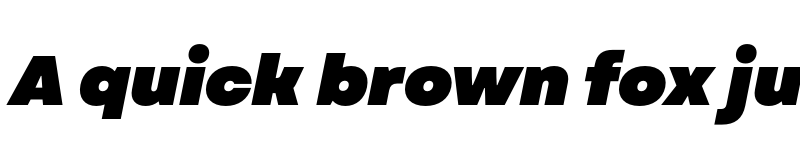 Preview of FONTSPRING DEMO - Garet Black Italic font