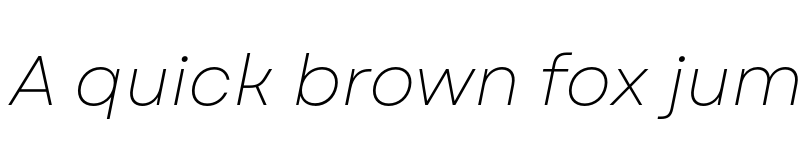 Preview of FONTSPRING DEMO - Garet Light Italic font
