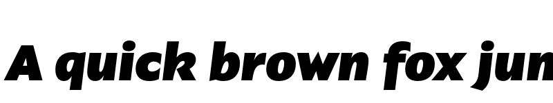 Preview of FONTSPRING DEMO - Garrison Black Italic Regular font