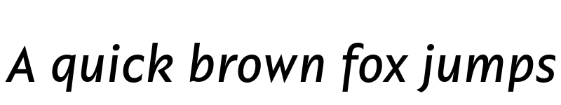 Preview of FONTSPRING DEMO - Garrison Medium Italic Regular font