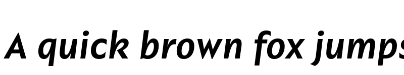 Preview of FONTSPRING DEMO - Garrison SemiBold Italic Regular font