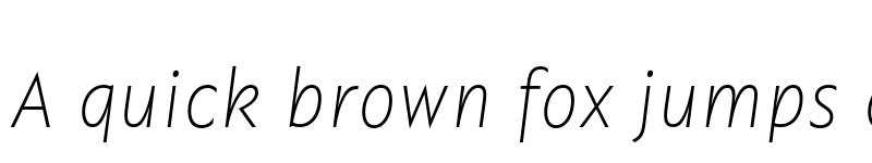 Preview of FONTSPRING DEMO - Garrison Thin Italic Regular font