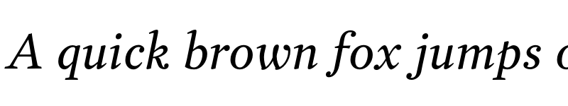 Preview of FONTSPRING DEMO - Garvis Pro Italic font